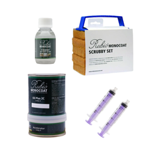 Load image into Gallery viewer, Rubio Monocoat Oil Plus 2C DIY Kit in Pure, NEW 390ml SIZE!