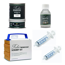 Load image into Gallery viewer, Rubio Monocoat Oil Plus 2C DIY Kit in Pure, NEW 390ml SIZE!